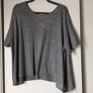 Red Dress criss-cross back top size L